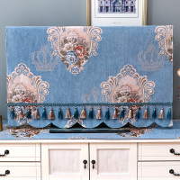 欧式布艺47寸液晶电视机盖布55寸65寸挂式电|lyh戴维斯-浅蓝色 60寸(约宽度140*高度80cm)