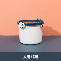 可爱玩具收纳桶儿童卡通手提宝宝乐高积木整理箱子零食盒同款|大号熊猫 两种规格可选