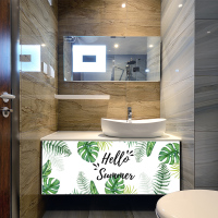 装饰卫生间地暖分水器遮挡罩开门阀门装修洞口布艺柜帘防尘|hellosummer 根据尺寸报价