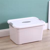 收纳箱塑料大号小号储物箱食品储物盒儿童玩具整理箱内衣裤收纳盒|混色装[三色随机发] 推荐3件套[中号+中号+中号]