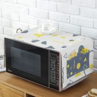 微波炉罩通用美的格兰仕防尘烤箱套盖布电烤箱防水防油烟布艺卡通|简约3 微波炉烤箱通用盖布35*100cm