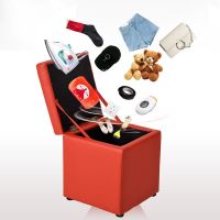 木童收纳凳皮凳换鞋凳墩子门厅沙发凳储物凳矮凳脚凳穿鞋凳小凳子