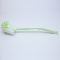 加长日式全角度马桶刷无死角洁厕刷厕所刷子坐便器清洁刷蹲坑刷|绿色-马桶刷1只
