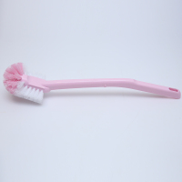 加长日式全角度马桶刷无死角洁厕刷厕所刷子坐便器清洁刷蹲坑刷|粉色-马桶刷1只