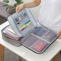多层包家庭旅行便携多功能护照户口本整理包装票据资料收纳包