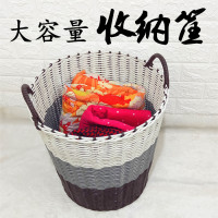 编织脏衣服收纳筐提篮子ins放衣篓洗衣桶家用玩具收纳神器手提娄