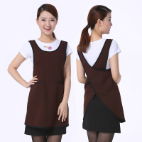 男女厨房煮饭上班用韩版围裙时尚餐厅奶茶店咖啡厅超市工作服围裙