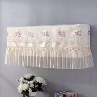 空调罩挂机保护套美的格力开机不取蕾丝防尘罩室内挂式大1.5匹2匹|三朵花红 1-1.5p(86cm)