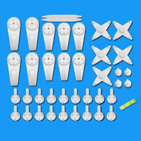 39件套强力无痕挂钩照片婚纱照相框挂画隐形钉子壁挂墙壁门后钉挂|A套餐(39件套)