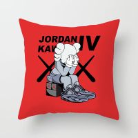 芝麻街沙发巾沙发垫四季通用ins网红卡通沙发布防尘沙发罩套盖巾|红色ks单面 90*150cm