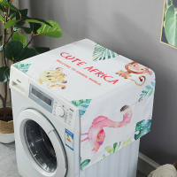 滚筒洗衣机罩盖布单开门冰箱防尘罩防水盖巾微波炉北欧床头|防尘防晒--动物王国(新品) 35*95微波炉通用升级防水