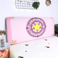 北欧弹力床头罩1.5m1.8米床头靠背罩子皮床头软包防尘罩保护套|魔法阵床头罩 长120cm*高度50-65cm