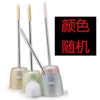 洁厕刷清洁刷套装卫生间长柄洗厕所刷子厕所刷|创意软毛不锈钢长柄马桶刷(2个装)