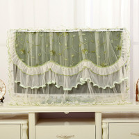 32寸-70寸液晶电视罩电视防尘罩壁挂曲面电视套子台式电视罩|彩蝶飞舞-绿色 65-70寸通用