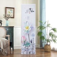 北欧立式空调罩空调防尘罩方形美的柜机格力海尔奥克斯客厅|全包防尘--家和富贵 3P:高175*宽53*厚33cm