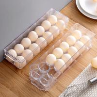 冰箱侧门鸡蛋盒家用透明鸡蛋格收纳盒保鲜盒鸡蛋架