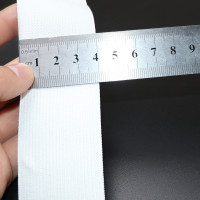 加厚松紧带宽黑白色橡筋扁衣服橡皮筋弹力裤子细服装辅料裤腰|加厚白4cm宽5米长