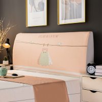 床头套罩北欧风格ins全包通用防尘软包保护床靠背万能简约现代木|风中的裙子 高度50-65*长度150cm通用款