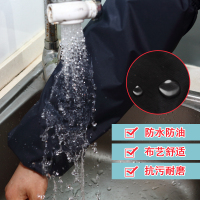 防水布袖套防油污成人男士加长款女工作宽松厨房劳保套袖纯色护袖