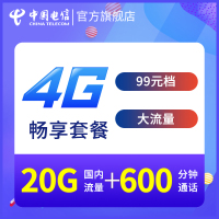 中国电信湖南电信全国流量畅享99元档（4G）手机卡流量卡