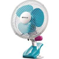 先锋(SINGFUN)电风扇夹扇FTW18-12A 台夹两用扇 家用办公室学生宿舍适用可摇头机械式转页扇台扇 迷你风扇