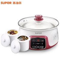 苏泊尔(SUPOR)迷你电炖盅 智能电炖锅 1.6升一锅三胆 多功能隔水炖营养煲汤煮粥 DZ16YC812-35