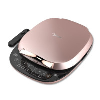 美的电饼铛家用早餐机 悬浮双面加热可拆洗智能多功能煎烤机 JS3009