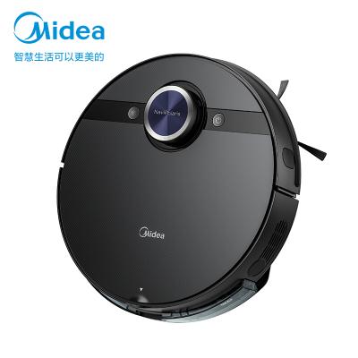 美的(Midea)S8智能扫地机器人吸尘扫拖吸一体机 新品 震动拖地 LDS激光导航红外感应避障 4000Pa大吸力