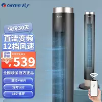 格力 (GREE)家用智能遥控定时电风扇/塔式落地扇/直流变频电扇/立式塔扇/无叶风扇 FLZ-09x67Bg