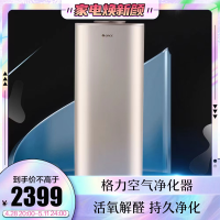 格力(GREE)空气净化器 家用除细菌滤除PM2.5异味 智能WIFI 操控KJ520G-A01/U雅香槟金