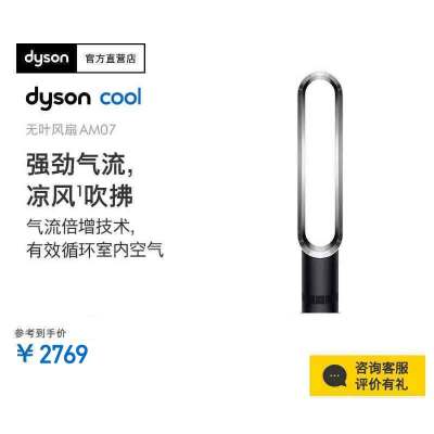 戴森(Dyson)无叶电风扇AM07 强劲稳定气流 进口无叶风扇 风扇落地 电风扇落地扇