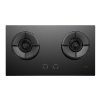 方太FOTILE高效双眼燃气灶JZY/T-02-TD1B 4.5千瓦直燃大火力钢化玻璃面板嵌入式设计