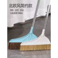 家用单个软毛扫帚扫把簸箕套装组合猪鬃毛扫地笤帚魔术捎把神拖器