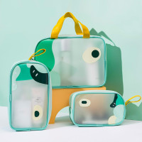 化妆包女小号ins风便携手提包洗漱旅行出差大容量收纳袋透明防水