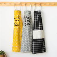 韩版时尚围裙家用围腰厨房防水防油工作服女可爱做饭罩衣