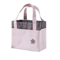 创意上班饭盒袋手提包韩版简约清新帆布饭袋子学生大号装提带饭的便当包日用收纳用品收纳包