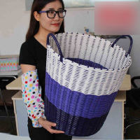 塑料藤编脏衣篮脏衣服收纳筐衣物折叠洗衣篮衣篓玩具桶编织框篓子生活日用家居家庭清洁收纳整理用品储物篮收纳篮