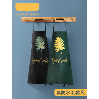 网红款时尚围裙情侣女家用厨房大人北欧风防水防油小清新围腰裙子