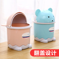 桌面垃圾桶迷你创意带盖家用办公室小号床头卧室客厅厨房垃圾杂物