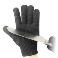 誉丰YL-5053高强涤纶带钢丝防切割耐磨劳保工作手套 1双