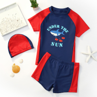 儿童泳衣男童泳裤分体套装小童男孩游泳衣宝宝婴幼儿装备