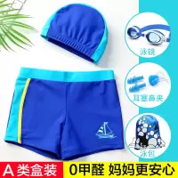 儿童泳裤男童童分体泳衣宝宝游泳裤小男孩泳装套装备