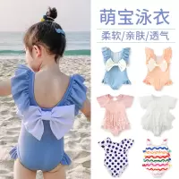 儿童泳衣女孩女童可宝连体游泳衣2020新款小童婴幼儿泳装