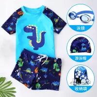 儿童泳衣男童小童分体游泳衣宝宝婴幼儿泳裤套装游泳装备
