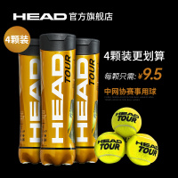 网球初学训练球比赛用球单人练习非带线绳网球黄金球