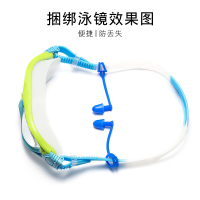 游泳耳塞柔软硅胶防水成人预防中耳炎带绳男女儿童游泳装备防丢失