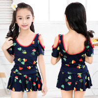 儿童泳衣女分体洋气两件套裙式可爱童沙滩泳装女童游泳衣