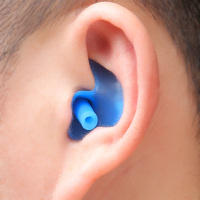 游泳耳塞防水专业中耳硅胶鼻夹套装炎防噪音成人男女儿童游泳耳塞