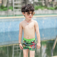 男儿童泳裤卡通沙滩3岁可爱小童婴幼儿男孩速干平角外贸出口