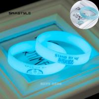 夜光手环男女情侣一对闺蜜学生球星篮球腕带詹姆斯硅胶潮